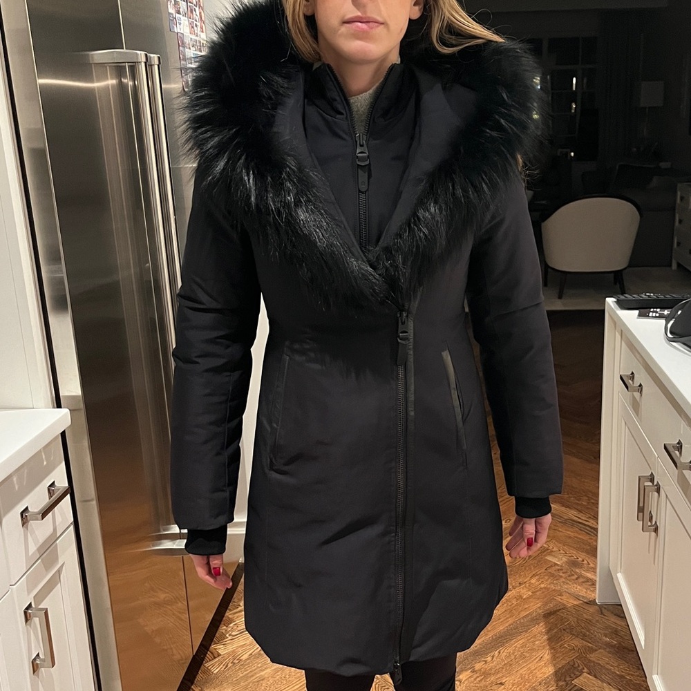 Mackage Black Down Kay-P Touch Coat - Picture 6 of 11